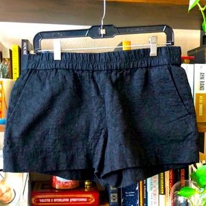 Black Textured J. Crew Shorts